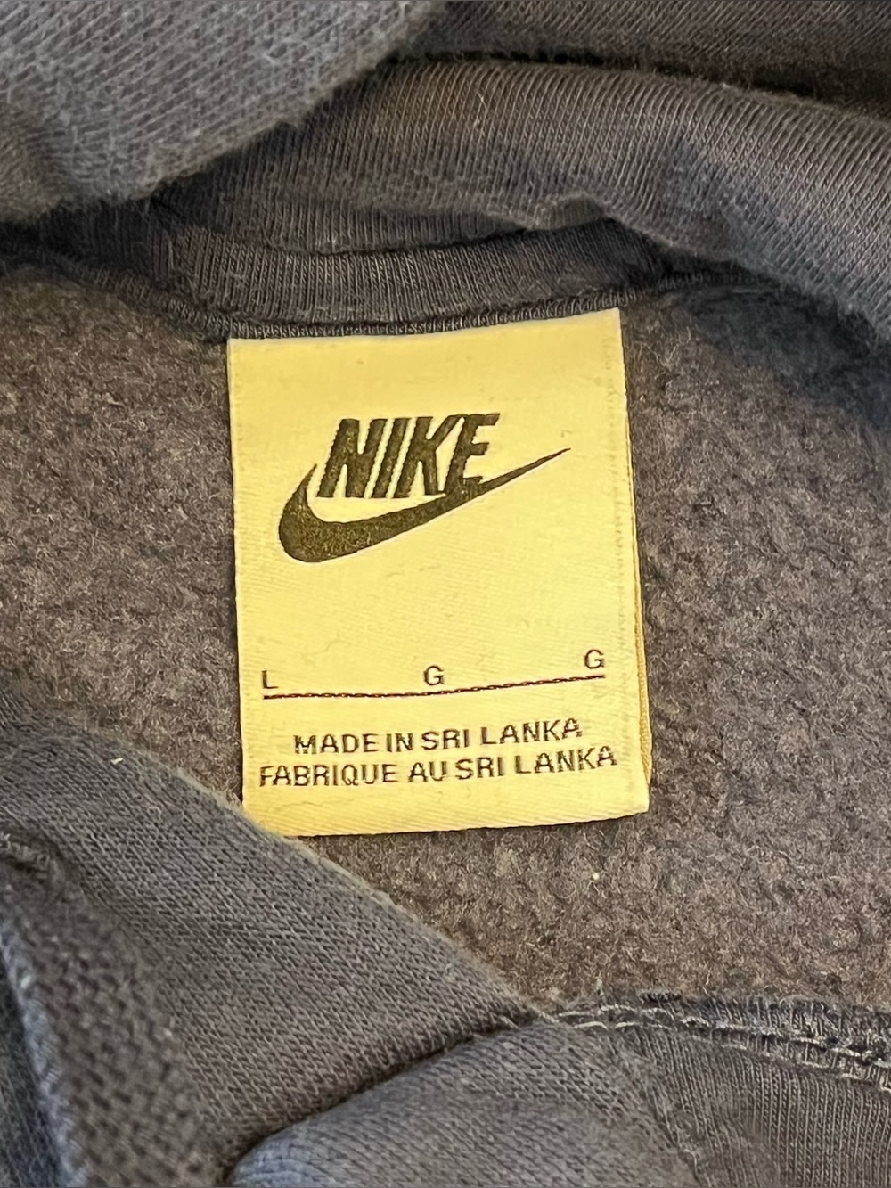 Nike Navy Blue Hoodie Mens size Large - Picture 3 of 4